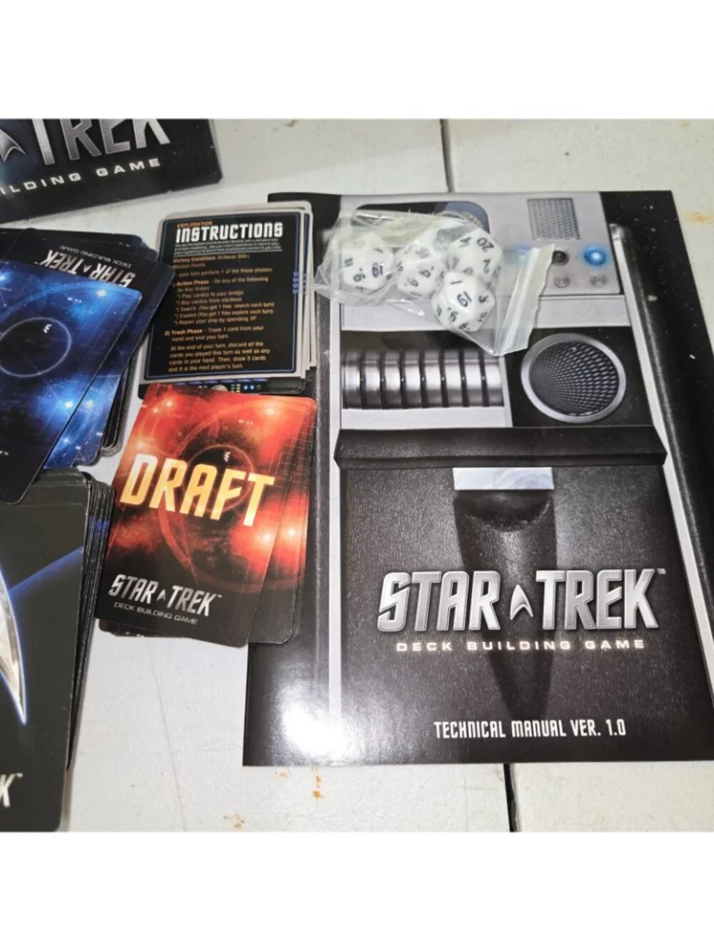 Star Trek Deck Building Game Original Series Bandai 2012 COMPLETE VGC
